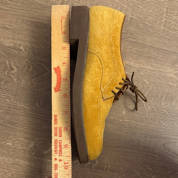 Vintage Hush Puppies mustard Suede Derbys - Picture 4 of 10